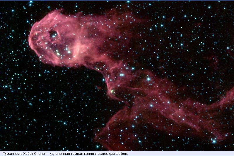 15.jpg - Туманность Хобот Слона — удлиненная темная капля в созвездии Цефея.