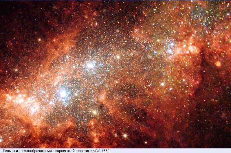 18.jpg - Вспышки звездообразования в карликовой галактике NGC 1569.